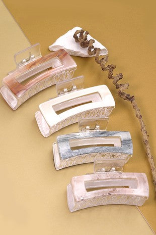 Marble Claw Clip