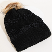 Load image into Gallery viewer, Crochet Knit Pom Beanie
