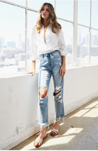 Load image into Gallery viewer, High Rise Distressed Vintage Denim
