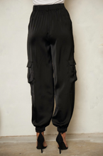 Load image into Gallery viewer, Black Cargo Style Jogger
